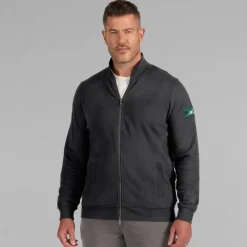 New York Jets Sweaters & Dress Shirts | Sweatshirts & Fleece^Men's J. Palmer Black QB1 Full-Zip Sweatshirt