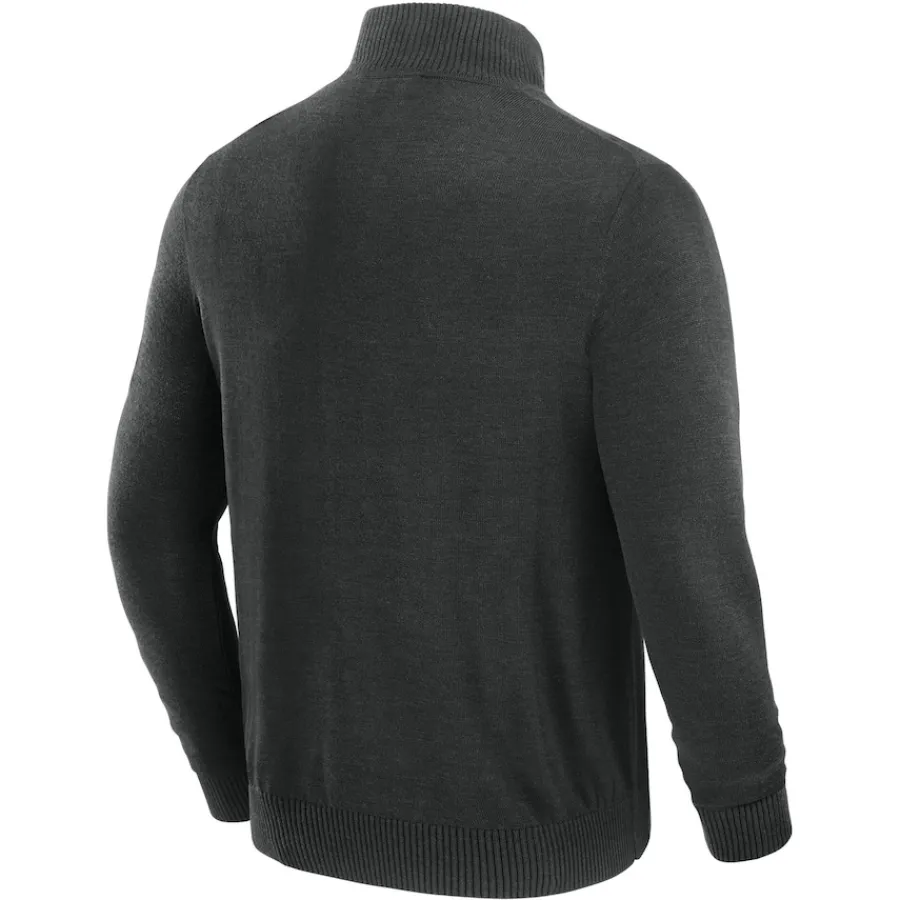 New York Jets Jackets | Sweatshirts & Fleece^Men's J. Palmer Black Franchise Quarter-Zip Sweater