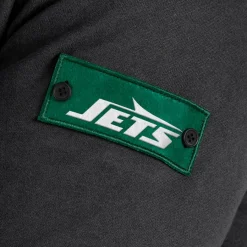 New York Jets Sweaters & Dress Shirts | Sweatshirts & Fleece^Men's J. Palmer Black QB1 Full-Zip Sweatshirt