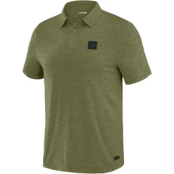 New York Jets Polos^Men's J. Palmer Green Four Down Polo