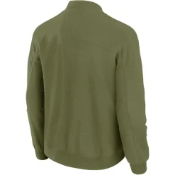New York Jets Jackets^Men's J. Palmer Olive Lightweight Cover-4 Tri-Blend Full-Zip Jacket