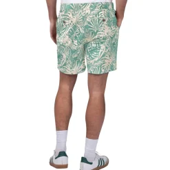 New York Jets Shorts & Pants | Swimsuits^Men's Margaritaville Green Sandwashed Monstera Print Amphib Shorts