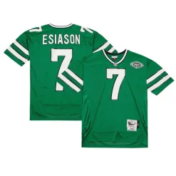 New York Jets Authentic | Throwback^Men's Mitchell & Ness Boomer Esiason Kelly Green 1993 Authentic Retired Player Pocket Jersey