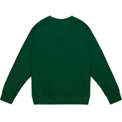 New York Jets Sweatshirts & Fleece | Men^Men's Mitchell & Ness Dark Green Basic Fleece Pullover Sweatshirt