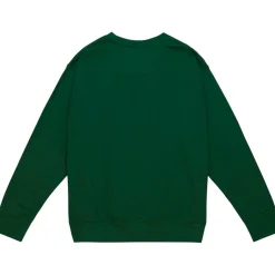 New York Jets Sweatshirts & Fleece | Men^Men's Mitchell & Ness Green Basic Fleece Pullover Sweatshirt