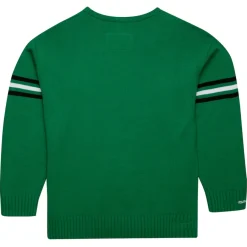 New York Jets Sweaters & Dress Shirts | Sweaters^Men's Mitchell & Ness Green Throwback 1984 Pullover Sweater