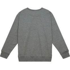 New York Jets Sweatshirts & Fleece | Men^Men's Mitchell & Ness Heather Gray Basic Fleece Pullover Sweatshirt