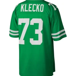 New York Jets Replica | Throwback^Men's Mitchell & Ness Joe Klecko Kelly Green Legacy Replica Jersey