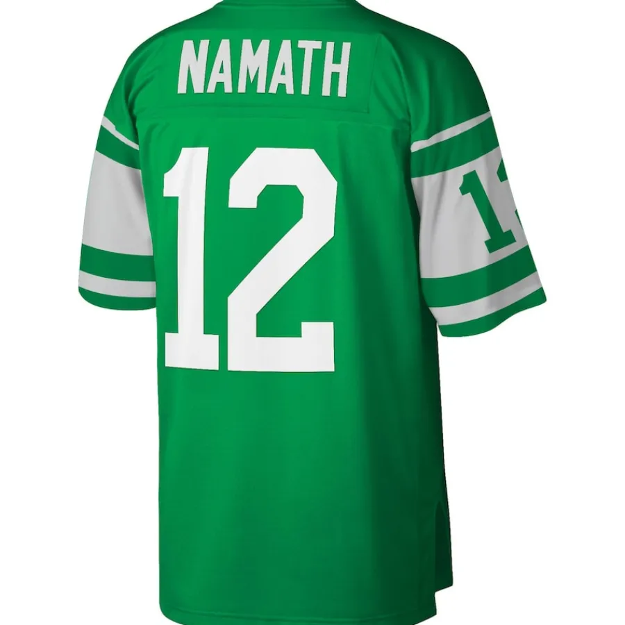 New York Jets Jerseys | Men^Men's Mitchell & Ness Joe Namath Kelly Green Legacy Replica Jersey