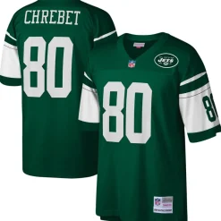 New York Jets Replica | Throwback^Men's Mitchell & Ness Wayne Chrebet Green Legacy Replica Jersey