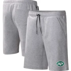 New York Jets Shorts & Pants^Men's MSX By Michael Strahan Heather Gray Trainer Shorts