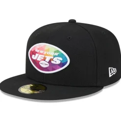 New York Jets Fitted^Men's New Era Black 2023 NFL Crucial Catch 59FIFTY Fitted Hat