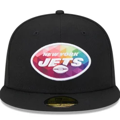 New York Jets Fitted^Men's New Era Black 2023 NFL Crucial Catch 59FIFTY Fitted Hat