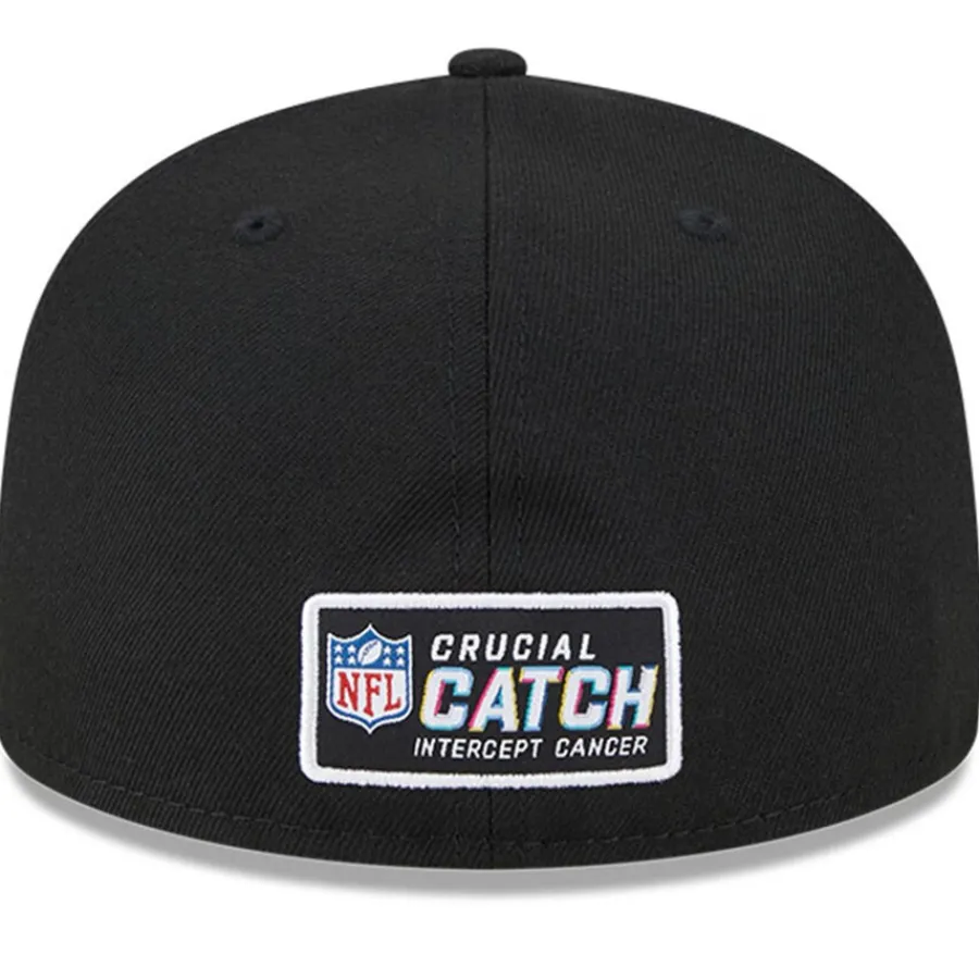 New York Jets Fitted^Men's New Era Black 2023 NFL Crucial Catch 59FIFTY Fitted Hat