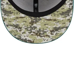 New York Jets Snapback^Men's New Era Camo/Green 2023 Salute To Service 9FIFTY Snapback Hat