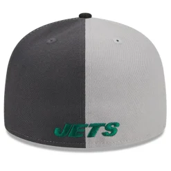 New York Jets Fitted^Men's New Era Gray/Black 2023 Sideline 59FIFTY Fitted Hat