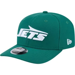 New York Jets Adjustable^Men's New Era Green 9SEVENTY Stretch-Snap Hat