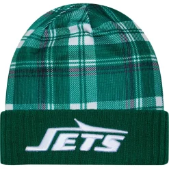 New York Jets Knit^Men's New Era Green Sideline Statement Cuffed Knit Hat