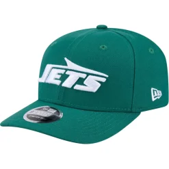 New York Jets Adjustable^Men's New Era Green 9SEVENTY Stretch-Snap Hat