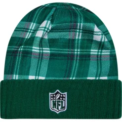 New York Jets Knit^Men's New Era Green Sideline Statement Cuffed Knit Hat