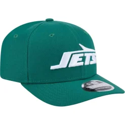 New York Jets Adjustable^Men's New Era Green 9SEVENTY Stretch-Snap Hat