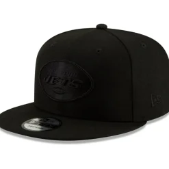 New York Jets Hats | Men^Men's New Era Black 9FIFTY Snapback Hat
