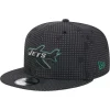New York Jets Hats | Men^Men's New Era Black Midnight Ink Pop Outline 9FIFTY Snapback Hat