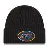 New York Jets Hats | Men^Men's New Era Black 2024 NFL Crucial Catch Cuffed Knit Hat
