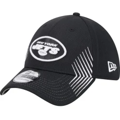New York Jets Flex^Men's New Era Black Active 39THIRTY Flex Hat