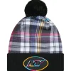 New York Jets Knit^Men's New Era Black 2024 NFL Crucial Catch Cuffed Knit Hat With Pom
