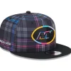 New York Jets Hats | Men^Men's New Era Black 2024 NFL Crucial Catch Plaid 9FIFTY Snapback Hat