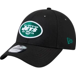 New York Jets Hats | Men^Men's New Era Black The League 9FORTY Adjustable Hat