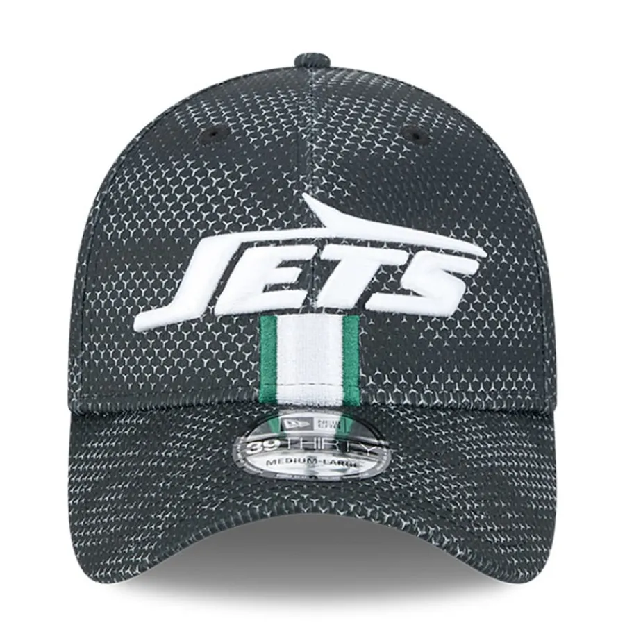 New York Jets Flex^Men's New Era Black 2024 Sideline 39THIRTY Flex Hat