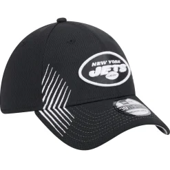 New York Jets Flex^Men's New Era Black Active 39THIRTY Flex Hat
