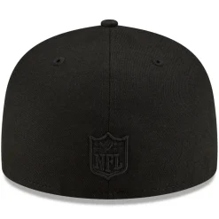 New York Jets Hats | Men^Men's New Era Black Black On Black 59FIFTY Fitted Hat