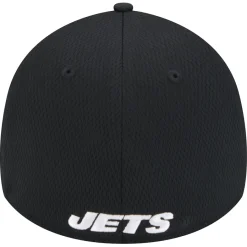 New York Jets Flex^Men's New Era Black Active 39THIRTY Flex Hat
