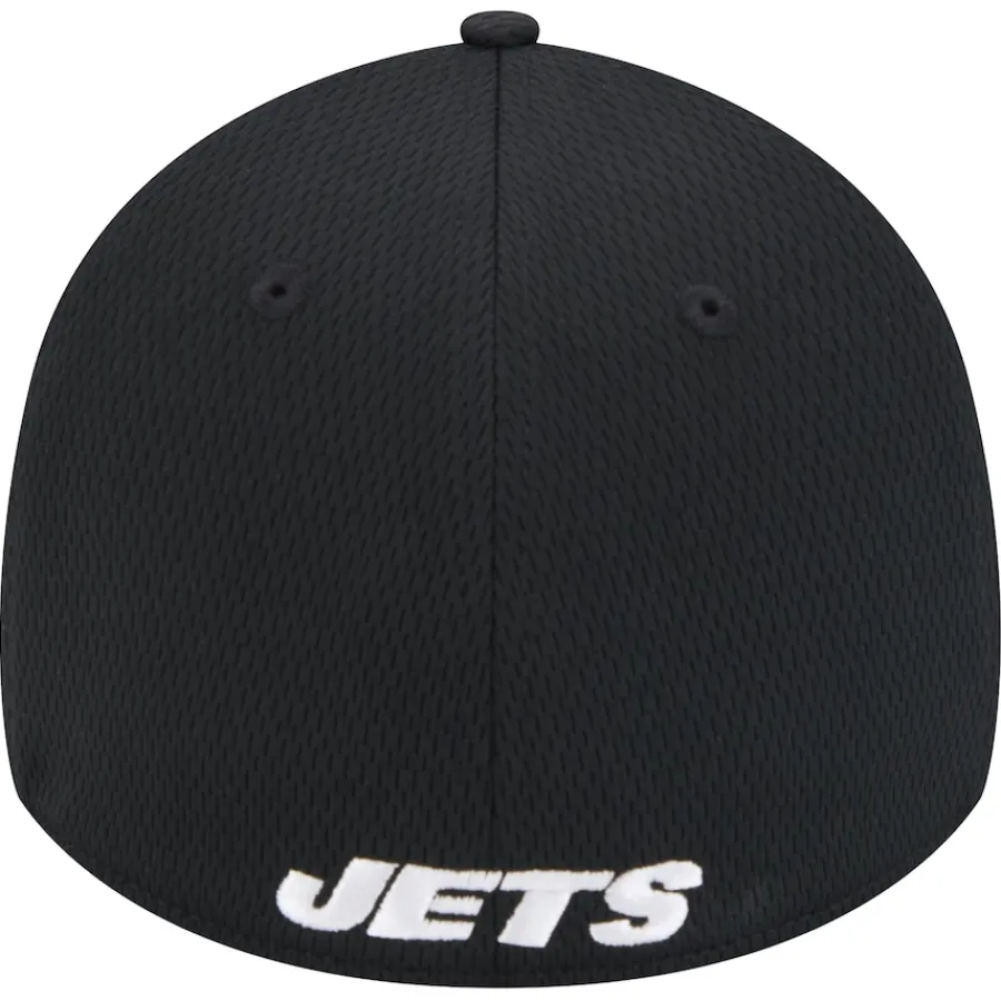 New York Jets Flex^Men's New Era Black Active 39THIRTY Flex Hat