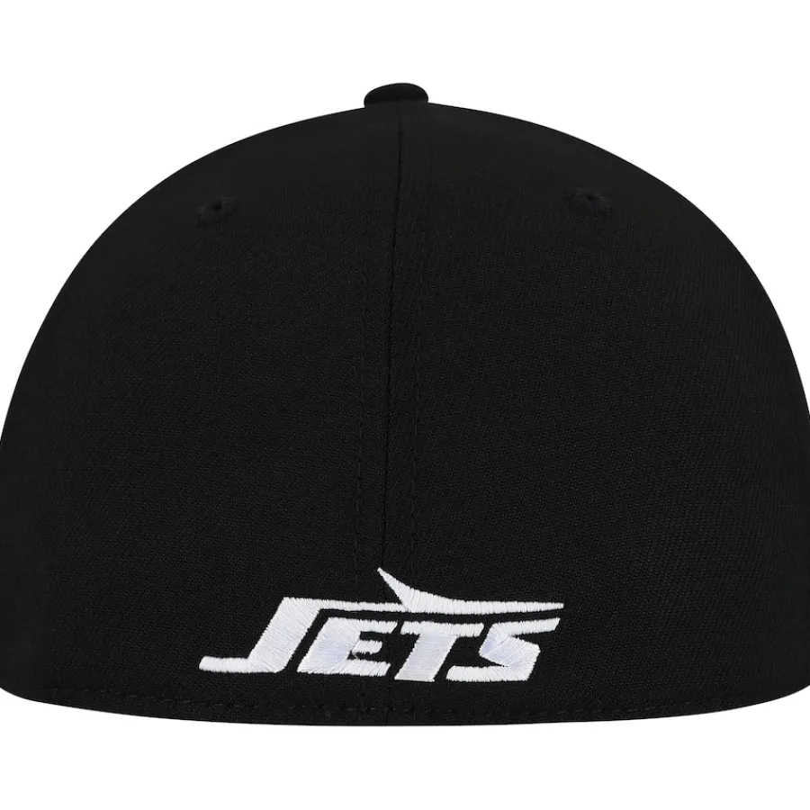 New York Jets Hats | Men^Men's New Era Black Main 39THIRTY Flex Hat