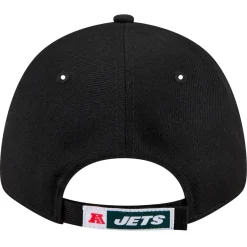 New York Jets Hats | Men^Men's New Era Black The League 9FORTY Adjustable Hat