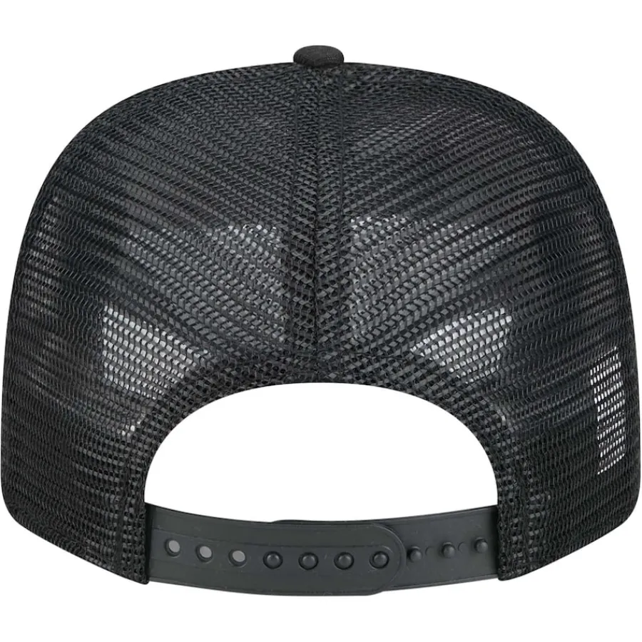 New York Jets Hats | Men^Men's New Era Black Mojo Dojo Trucker 9SEVENTY Stretch-Snap Hat