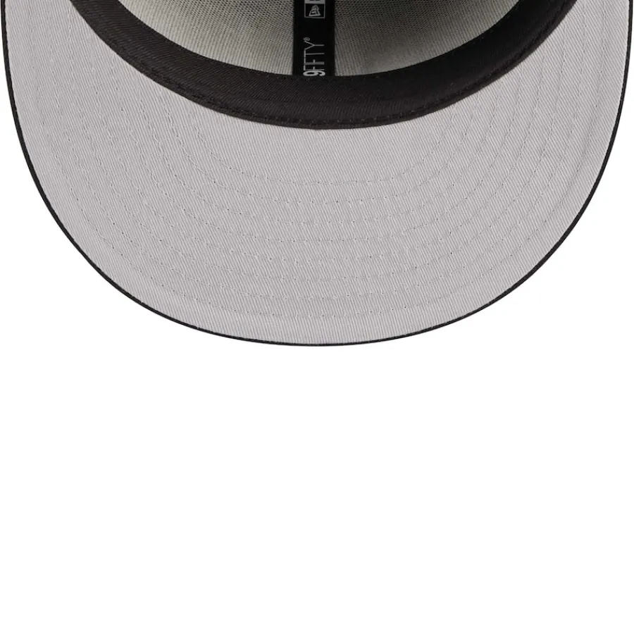 New York Jets Fitted^Men's New Era Black Main Patch 59FIFTY Fitted Hat