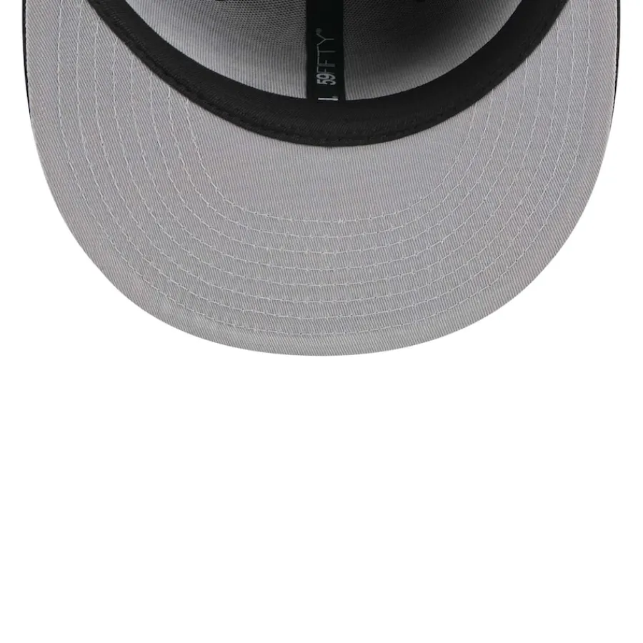 New York Jets Fitted^Men's New Era Black Omaha 59FIFTY Fitted Hat