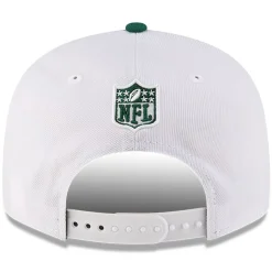New York Jets Snapback^Men's New Era Born X Raised White/Green 9FIFTY Snapback Hat