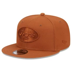 New York Jets Snapback^Men's New Era Brown Color Pack 9FIFTY Snapback Hat