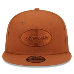 New York Jets Snapback^Men's New Era Brown Color Pack 9FIFTY Snapback Hat