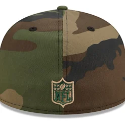 New York Jets Fitted^Men's New Era Camo Woodland 59FIFTY Fitted Hat