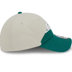 New York Jets Flex^Men's New Era Cream/Kelly Green 2023 Sideline Historic 39THIRTY Flex Hat