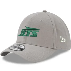 New York Jets Flex^Men's New Era Gray Wordmark Flight 39THIRTY Flex Hat