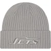 New York Jets Hats | Men^Men's New Era Gray Color Pack Cuffed Knit Hat