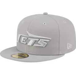 New York Jets Fitted^Men's New Era Gray Color Pack 59FIFTY Fitted Hat